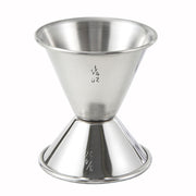 Winco J-2 Double Jigger | 3/4 oz. x 1 1/4 oz.