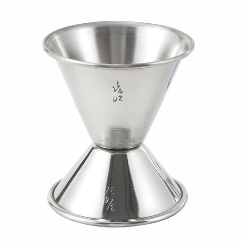 Winco J-2 Double Jigger | 3/4 oz. x 1 1/4 oz.