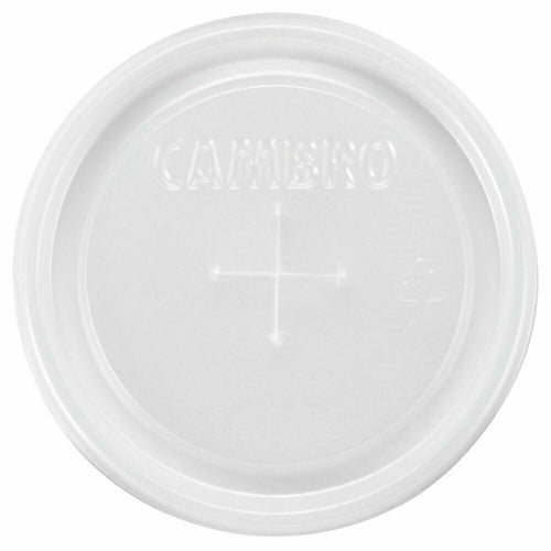 Cambro CLST6190 Disposable CamLid w/ Straw Hole | 1000 Pack