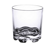 Thunder Group 10 oz. Stackable, Heavy Base, Clear Polycarbonate Rocks Glass | Model No. PLTHRG010C