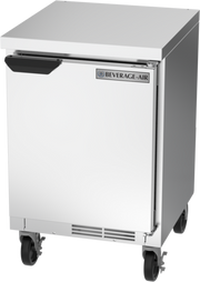 Beverage Air WTR20HC-FLT 20" Shallow Depth Worktop Refrigerator with Flat Top | 2.25 Cu. Ft.