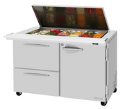 Turbo Air PST-48-18-D2R(L)-N-FL Mega Top Sandwich / Salad Prep Table