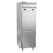 Beverage Air PRF12-12HC-1HS 2 Solid Half Door Dual Temp Refrigerator Freezer | 18 Cu. Ft.