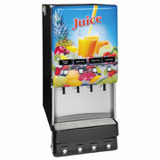 Bunn 37300.0054 JDF-4S Silver Series 4-Flavor Cold Beverage Dispenser | 4 gal.
