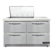 Continental Refrigerator D48N12M-FB-D Refrigerated Counter, Mega Top Sandwich / Salad Unit