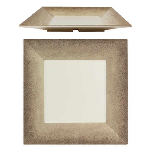 Thunder Group SD3210J 10" Jazz-Patterned Square Melamine Plate