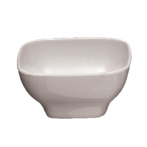 Thunder Group 16oz Passion White Melamine Square Bowl | Model No. PS3106W