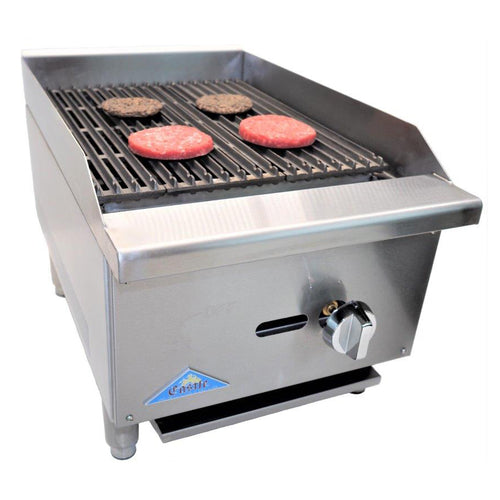 Comstock-Castle CCELB16 16" Countertop Gas Lava Rock Charbroiler | 30,000 BTU