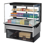 Turbo Air TOM-48L-UFD-W(B)-3SI-N Refrigerated Display Case