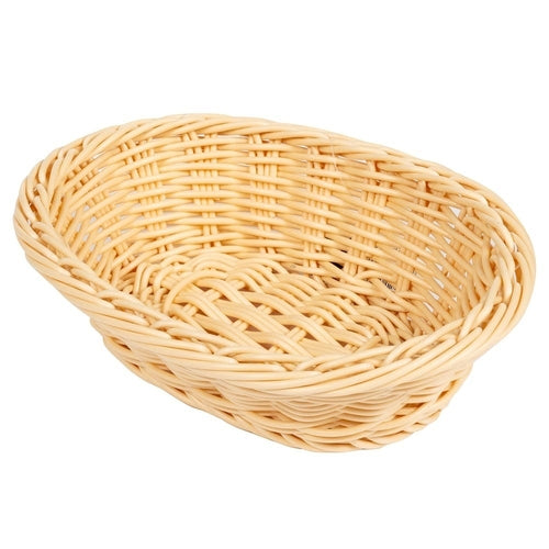 G.E.T. WB-1503 9 x 6-3/4" Oval Polyweave Basket