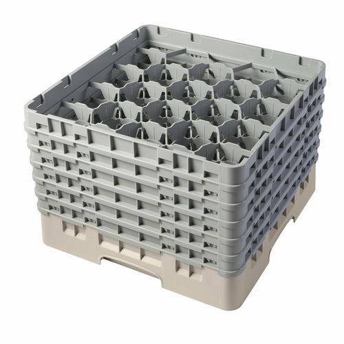 Cambro Camrack 20 Compartment Glass Rack w/ 6 Extenders | Model No. 20S1114