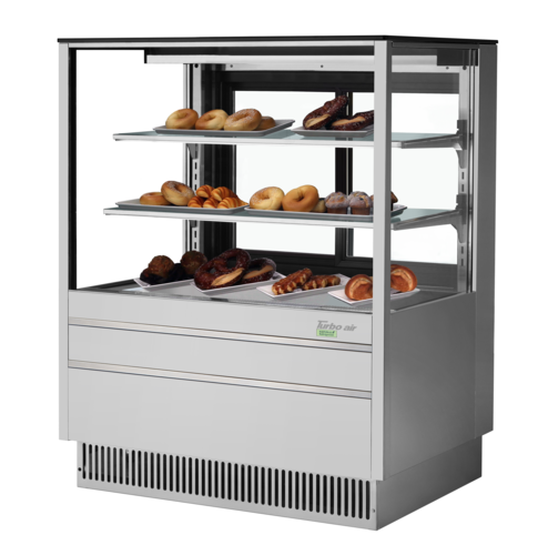 Turbo Air TCGB-36UF-DR-W(B) Non-Refrigerated Bakery Case