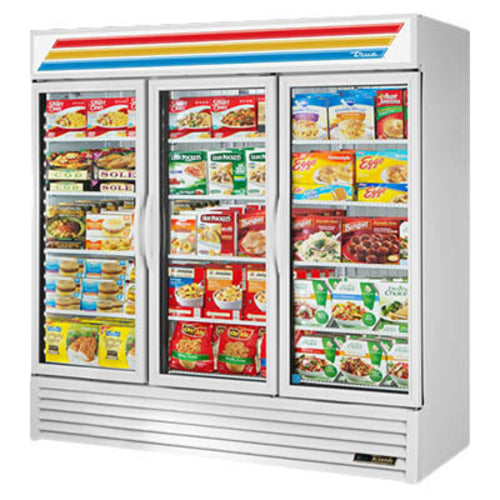 True Mfg. GDM-72F-LTF-HC~TSL01 Merchandiser Freezer