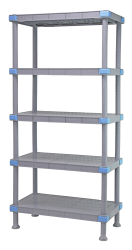 Quantum QP216074SS-5 Shelving Unit, All Plastic
