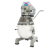 Globe SP20 20 Qt. 3 Speed Planetary Floor Mixer w/ Bowl Guard | 1/2 HP