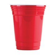 G.E.T. SC-16-R Red 16 oz Reusable Plastic Tumbler | Case of 24