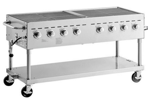 Comstock-Castle CS-GBBQ-60 61" Outdoor Gas Charbroiler Grill | 120,000 BTU