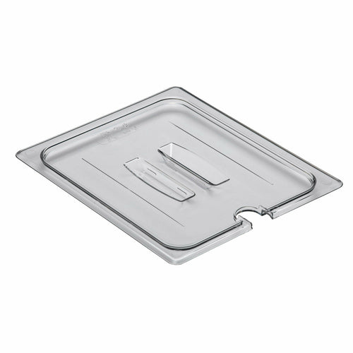 Cambro 20CWCHN135 Camwear Notched Half Size Food Pan Cover w/ Handle