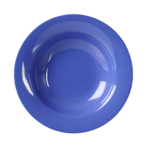 Thunder Group CR5077BU 7 3/4" Wide Rim Salad Bowl, Purple 8 oz. | Case of 12