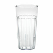 Cambro NT20 Newport 22 oz. Fluted Plastic Tumbler Cup