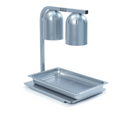 Nemco 6000A-2 2 Bulb Free Standing Infrared Heat Lamp | 500 Watts