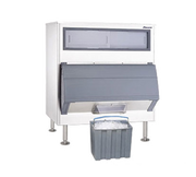 Follett DEV1080SG-60-LP 60" Low Profile Ice Storage Bin w/ Totes Ice Carrier | 1080 Lbs. Capacity