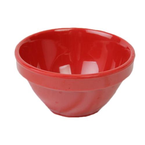 Thunder Group CR313PR 4 1/4" Bouillon Mug, Pure Red 8 oz. | Case of 12