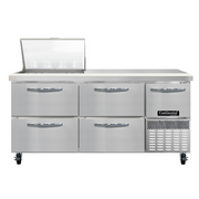 Continental Refrigerator RA68N12M-D Refrigerated Counter, Mega Top Sandwich / Salad Unit