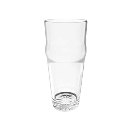 Thunder Group 16 oz. Clear Polycarbonate English Pub Glass | Model No. PLTHEP016C