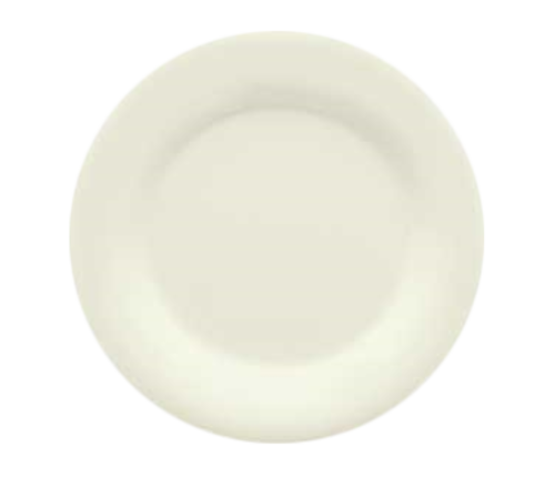 G.E.T. WP-7-DI Diamond Ivory 7-1/2" Ivory Melamine Plate | Case of 48