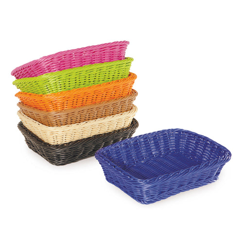 G.E.T. WB-1508 11-1/2 x 8-1/2" Rectangle Polyweave Basket
