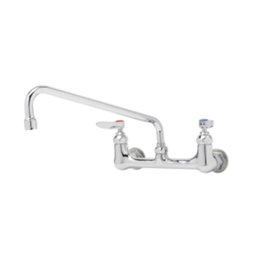 T&S Brass B-0231 8" Center Wall Mount Mixing Faucet w/12" Spout