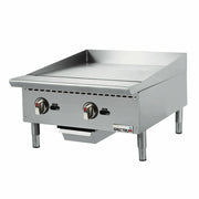 Winco NGGD-24M 24" Countertop Gas Griddle | 60,000 BTU