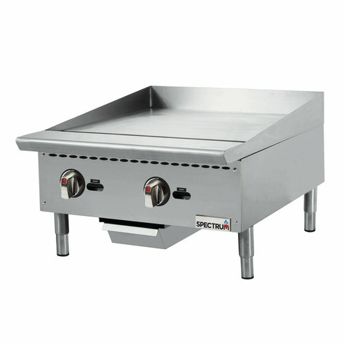 Winco NGGD-24M 24" Countertop Gas Griddle | 60,000 BTU