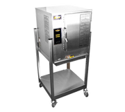 AccuTemp P61201E060 SGL Evolution 6 Pan LP Gas Floor Model Convection Steamer | 50,000 BTU