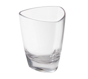 G.E.T. SW-1434-CL Clear 3 oz Triangle Plastic Shot Glass | Case of 24