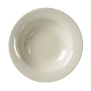 Thunder Group CR5077V 7 3/4" Wide Rim Salad Bowl, Ivory 8 oz. | Case of 12