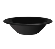 G.E.T. B-127-BK Black Elegance 7-1/4" 12 oz. Melamine Black Bowl | Case of 24