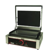 Winco ESG-1 14" Countertop Sandwich / Panini Grill | Smooth Plates