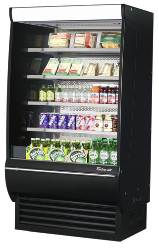 Turbo Air TOM-36DXB-SP(-A)-N Open Air Merchandiser