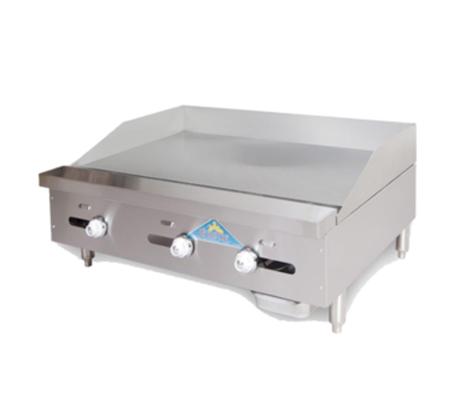 Comstock-Castle FHP54-54T 54" Thermostatic Countertop Gas Griddle | 144,000 BTU