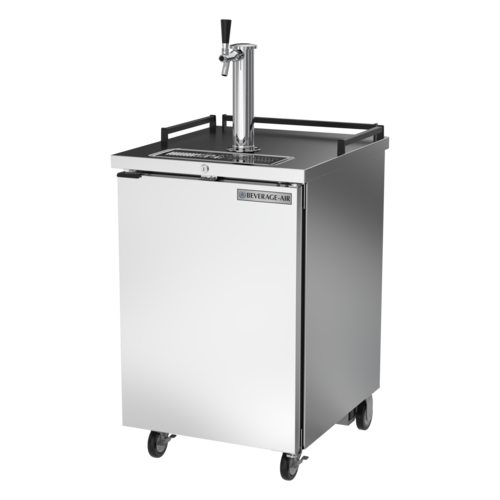 Beverage Air BM23HC-S-31 24" Stainless Single Tap Draft Beer Cooler | (1) 1/2 Keg