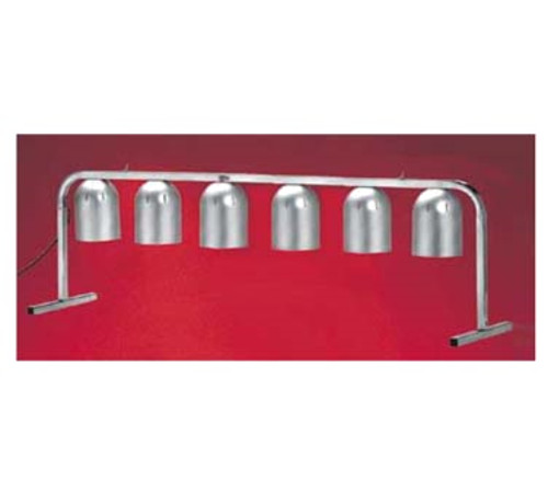 Nemco 6008-6 6 Bulb Infrared Portable Counter Heat Lamp | 1,500 Watts