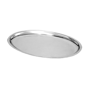 Thunder Group IRSP1108 11-5/8" x 8"Stainless Steel Oval Sizzle Platter