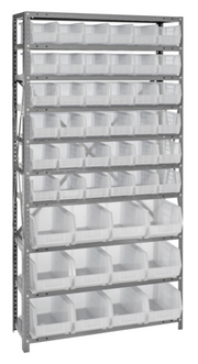 Quantum QSBU-230240CL Shelving Unit, Solid Flat