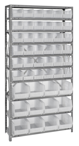 Quantum QSBU-230240CL Shelving Unit, Solid Flat