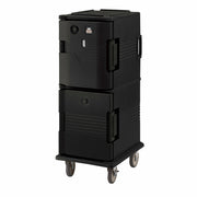 Cambro UPCHT800 Ultra Camcart 12 Heated Food Pan Carrier, Heated Top Door