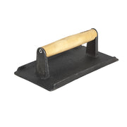 Winco SWA-9 Cast Iron Steak Weight | 5-1/4" x 9"