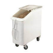 Cambro IBS20148 21 Gallon Mobile Ingredient Bin w/ Clear Sliding Cover and S-hook