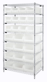Quantum WR8-950952CL Shelving Unit, Wire
